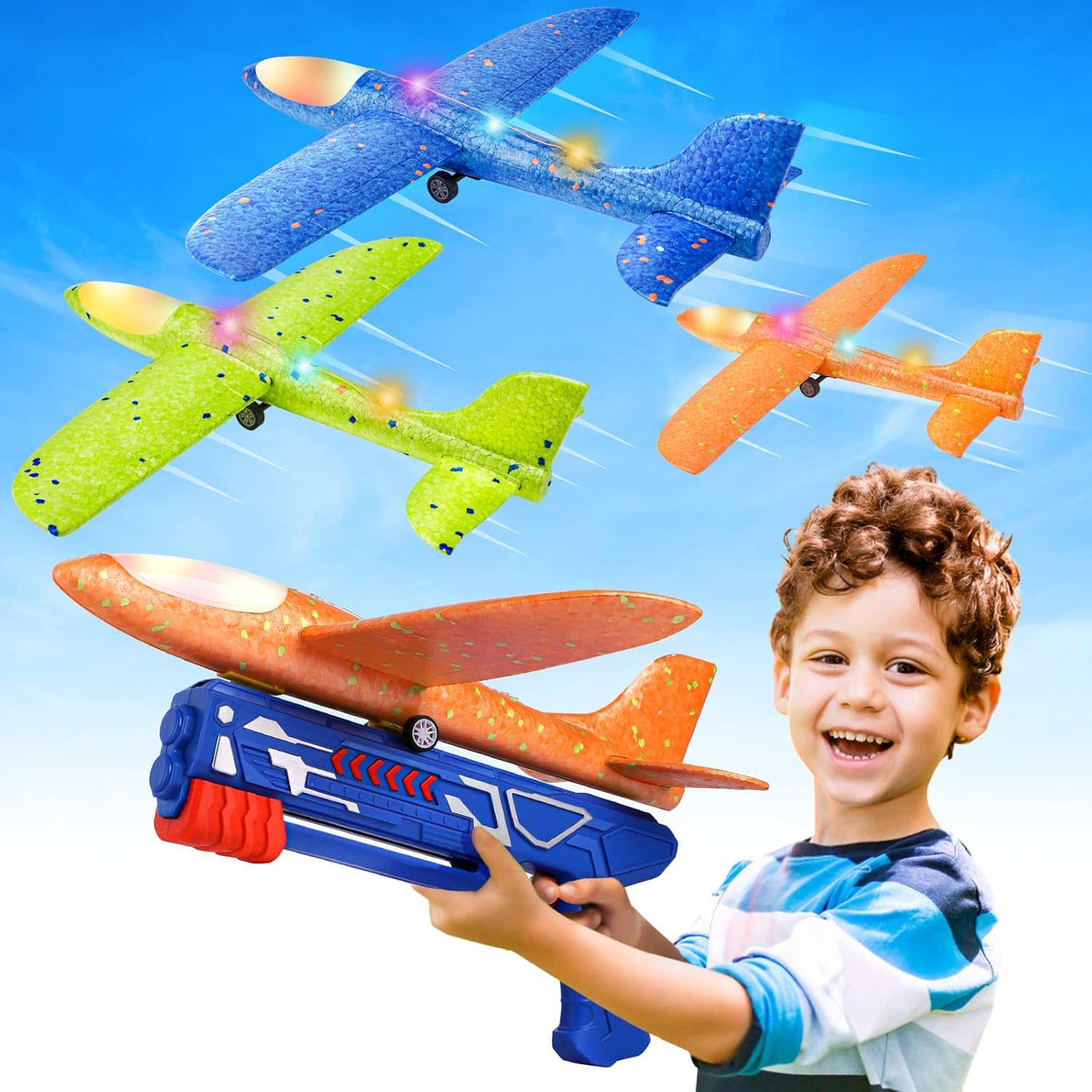 3 Pack Airplane Launcher Set