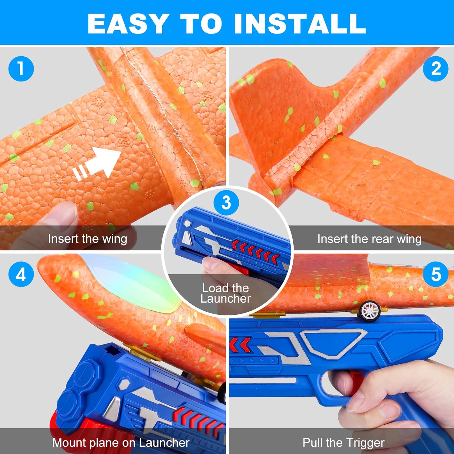 3 Pack Airplane Launcher Set