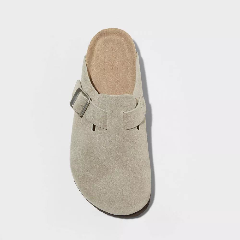 Genuine Suede Clogs